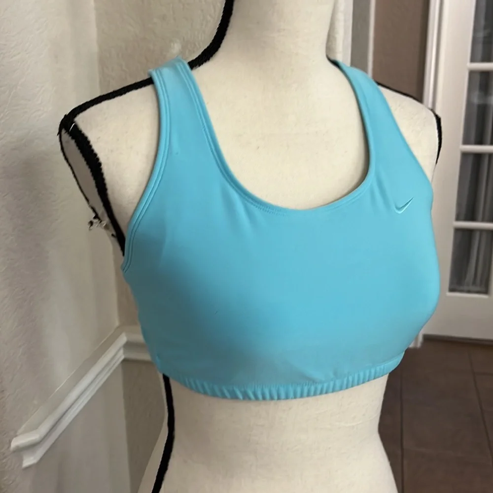 Nike DRI-Fit  turquoise sports bra